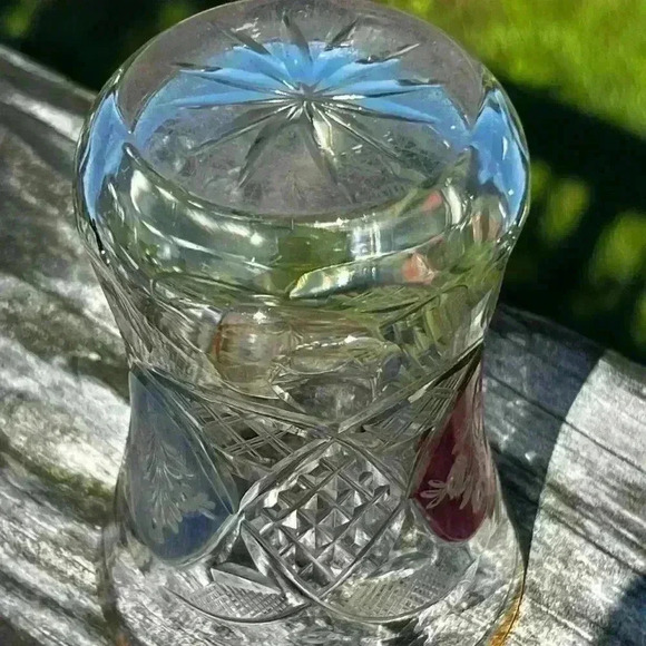 3.5 oz. Turkish "ARMUD" Tea Glass 100 ml, Crystal Glass - Picture 5 of 5